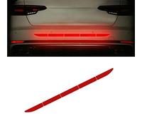 HHF Autocollants Accessoires Voiture réfléchissant Voiture Warn Bande Bande Pare-Chocs de sécurité Autocollants Autocollants (Couleur : Red)