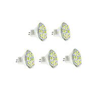 HHF LED Ampoules L'ampoule de MR11 LED Allume Le CA 12-24V 3W 12SMD 5730 200-220LM 2800-3200/6000-6500K Blanc Chaud/Blanc Froid 5 pièces (Couleur : Blanc Froid)