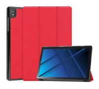HHF Tab Accessories Coque rigide portable en cuir PU compatible avec Lenovo Tab P11 2ème génération TB-132F/U 11,2" Rouge
