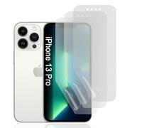 Hhfcryst Film de protection d'écran hydrogel mat pour iPhone 13 Pro, 3 pièces anti-rayures, anti-éblouissement, film de protection TPU, film hydrogel haute sensibilité anti-empreintes digitales