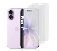 Hhfcryst Film de protection d'écran hydrogel mat pour iPhone 17, 3 pièces anti-rayures, anti-éblouissement, film de protection TPU, film hydrogel haute sensibilité anti-empreintes digitales