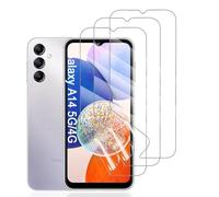Hhfcryst Film Hydrogel de Protection pour Samsung Galaxy A14 5G /4G, 3 Pièces TPU protections d'écran HD Transparent Souple(Verre non trempé)