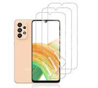 Hhfcryst Film Hydrogel de Protection pour Samsung Galaxy A33 5G, 3 Pièces TPU protections d'écran HD Transparent Souple(Verre non trempé)