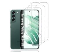 Hhfcryst Film Hydrogel de Protection pour Samsung Galaxy S22+ 5G, 3 Pièces TPU protections d'écran HD Transparent Souple(Verre non trempé)