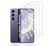 Hhfcryst Film Hydrogel de Protection pour Samsung Galaxy S24+, 3 Pièces TPU protections d'écran HD Transparent Souple(Verre non trempé)