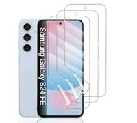 Hhfcryst Film Hydrogel de Protection pour Samsung Galaxy S24 FE, 3 Pièces TPU protections d'écran HD Transparent Souple(Verre non trempé)