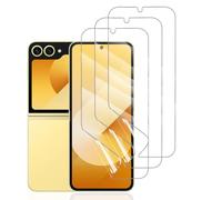 Hhfcryst Film Hydrogel de Protection pour Samsung Galaxy Z Flip 6/5 /4/3, 3 Pièces TPU protections d'écran HD Transparent Souple(Verre non trempé)