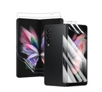 Hhfcryst Film Hydrogel de Protection pour Samsung Galaxy Z Fold 3, 2+2 Pièces TPU protections d'écran HD Transparent Souple(Verre non trempé)