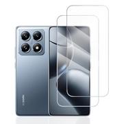 Hhfcryst Film Hydrogel de Protection pour Xiaomi 14T Pro/Xiaomi 14T, 3 Pièces TPU protections d'écran HD Transparent Souple(Verre non trempé)