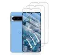Hhfcryst Films de Protection d'écran en Hydrogel pour Google Pixel 8 Pro, 3 Pièces HD Souple TPU Film Hydrogel Transparent Haute Sensibilité Film Protecteur (verre non trempé)