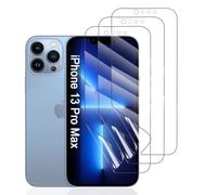 Hhfcryst Films de Protection d'écran en Hydrogel pour iPhone 13 Pro Max, 3 Pièces HD Souple TPU Film Hydrogel Transparent Haute Sensibilité Film Protecteur (verre non trempé)