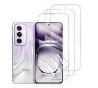 Hhfcryst Films de Protection d'écran en Hydrogel pour Oppo Reno12 Pro, 3 Pièces HD Souple TPU Film Hydrogel Transparent Haute Sensibilité Film Protecteur (verre non trempé)