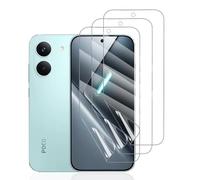 Hhfcryst Films de Protection d'écran en Hydrogel pour Xiaomi Poco X8 Pro, 3 Pièces HD Souple TPU Film Hydrogel Transparent Haute Sensibilité Film Protecteur (verre non trempé)