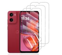 Hhfcryst Lot de 3 films hydrogel pour Motorola Moto G05 - En TPU souple - Transparent - Résistant aux rayures - Pas de bulles (verre non trempé)