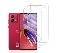 Hhfcryst Lot de 3 films hydrogel pour Motorola Moto G84 - En TPU souple - Transparent - Résistant aux rayures - Pas de bulles (verre non trempé)