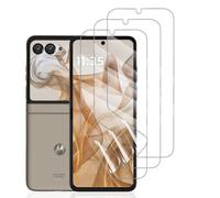 Hhfcryst Lot de 3 films hydrogel pour Motorola Razr 50 - En TPU souple - Transparent - Résistant aux rayures - Pas de bulles (verre non trempé)