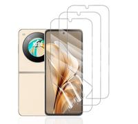 Hhfcryst Lot de 3 films hydrogel pour ZTE nubia Flip - En TPU souple - Transparent - Résistant aux rayures - Pas de bulles (verre non trempé)