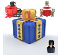 HHFDDP Boîte Cadeau Farce et Attrape Doigt d'honneur - Casse-Tête à 20 Vis avec Figurine 3D Pop-up & Rangement Secret