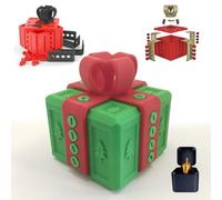 HHFDDP Boîte Cadeau Farce et Attrape Doigt d'honneur - Casse-Tête à 20 Vis avec Figurine 3D Pop-up & Rangement Secret