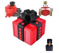 HHFDDP Boîte Cadeau Farce et Attrape Doigt d'honneur - Casse-Tête à 20 Vis avec Figurine 3D Pop-up & Rangement Secret