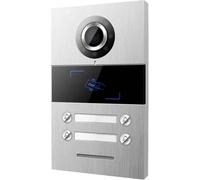 HHG Villa 4 AS Interphone vidéo Station extérieure aluminium (brossé)