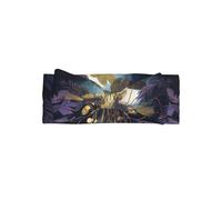 HHGFASD Bandeau en polyester doux, doux pour la peau et extensible pour nourrissons de 0 à 6 mois Motif plantes sous le clair de lune