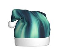 HHGFASD Bonnet de Noël à motif aurore linéaire pour adulte, matériau doux et léger