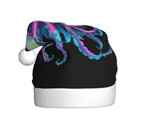 HHGFASD Bonnet de Noël néon Kraken Core pour adulte, matériau doux et léger