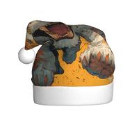 HHGFASD Chapeau de Noël à motif tigre féroce pour adulte, matériau doux et léger