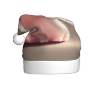 HHGFASD Chapeau de Noël pour adulte avec motif chaton étourdi, doux et léger