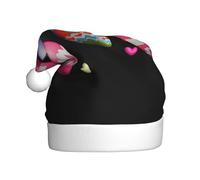 HHGFASD Chapeau de Noël pour adulte avec motif œufs de Pâques saupoudrés d'amour. Matériau doux et léger