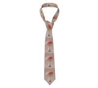 HHGFASD Cravate pour homme motif champignon timide douce et confortable, ne se déforme pas, résistante à la décoloration, durable avec une excellente verticalité