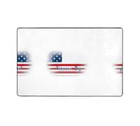 HHGFASD Glowing Faith Tapis de sol en flanelle avec motif 152,4 x 99,1 cm pour salon, bureau, table basse, lit, balcon