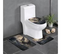 HHGFASD Lot de 3 tapis de sol antidérapants en flanelle, 61 x 40,6 cm, motif dragon, épais et confortable pour salle de bain, cuisine et toilettes