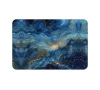 HHGFASD Paillasson 40,6 x 61 cm Motif univers ciel étoilé absorbant l'eau antidérapant pour portes d'entrée, entrées et salles de bains