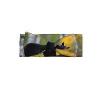 HHGFASD rge and small black bear pattern baby bow headband - Bandeau en polyester doux, doux pour la peau et extensible pour nourrissons de 0 à 6 mois