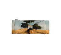 HHGFASD Serre-tête avec nœud pour bébé motif arbre dans le champ de blé - Bandeau en polyester doux, doux pour la peau et extensible pour les nourrissons de 0 à 6 mois