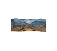 HHGFASD Serre-tête avec nœud pour bébé Motif chevaux sur la prairie - Bandeau en polyester doux, doux pour la peau et extensible pour les nourrissons de 0 à 6 mois