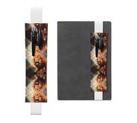 HHGFASD The Angry Lion Trousse à crayons en cuir PVC 2 en 1 antidérapant pour comptes de voyage Noir, blanc, One Size, Sac à dos d'école