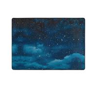 HHGFASD The beauty under the night sky - Tapis doux, moelleux, absorbant l'eau, durable, pour salon, bureau, table basse, lit, balcon, 203,2 x 147,3 cm