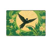 HHGFASD The Flying Bird Tapis de sol en flanelle pour salon, bureau, table basse, lit, balcon 152,4 x 99,1 cm