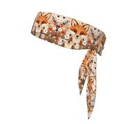 HHGFASD The Fox in the Bush Bandeau de sport doux et respirant évacuant l'humidité pour homme et femme