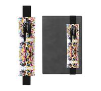 HHGFASD Trousse 2 en 1 en cuir PVC avec motif chien étrange gribouillage noir antidérapant pour les comptes de voyage, Noir , One Size, Sac à dos d'école