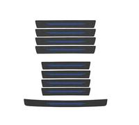 HHGFTIY 9 pièces de seuils de Porte en Fibre de Carbone de Voiture, pour BMW X1, X2, X3, X4, X5, X6, X7 Bandes Décoratives De Seuil Autocollant Résistant Aux Rayures,D