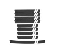 HHGFTIY 9 pièces de seuils de Porte en Fibre de Carbone de Voiture, pour Citroen C2 C3 C4 C5 C6 C8 XSARA Picasso Bandes Décoratives De Seuil Autocollant Résistant Aux Rayures,B