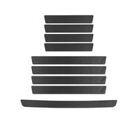 HHGFTIY 9 pièces de seuils de Porte en Fibre de Carbone de Voiture, pour Citroen C4 C1 C2 C3 Bandes Décoratives De Seuil Autocollant Résistant Aux Rayures,A