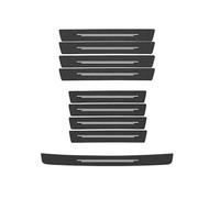 HHGFTIY 9 pièces de seuils de Porte en Fibre de Carbone de Voiture, pour Mazda 2 3 5 6 CX-3 CX-30 CX-5 CX-50 CX-60 CX-7 CX-8 CX-9 Bandes Décoratives De Seuil Autocollant Résistant Aux Rayures,C