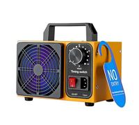 HHGM Générateur de machine à ozone à double ventilateur 88 000 mg/h haute capacité pour éliminer les odeurs et purificateur d'air ioniseur et désodorisant pour voiture, maison, fumée, animaux