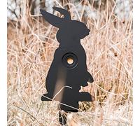 HHH Hunting® Cibles de tir à réinitialisation automatique - Silhouette de lapin - Avec piquet. Galerie de tir portable pour fusil à air comprimé - Entraînement pour la chasse - Lapin