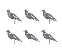 HHH HUNTING® Flying Hawk Leurre dissuasif pour Oiseaux | Réaliste et réaliste avec Cordes de Suspension | Répulsif Complet Contre Les parasites de Jardin (6 Pigeons)